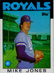 1986 Topps Baseball Cards      514     Mike Jones